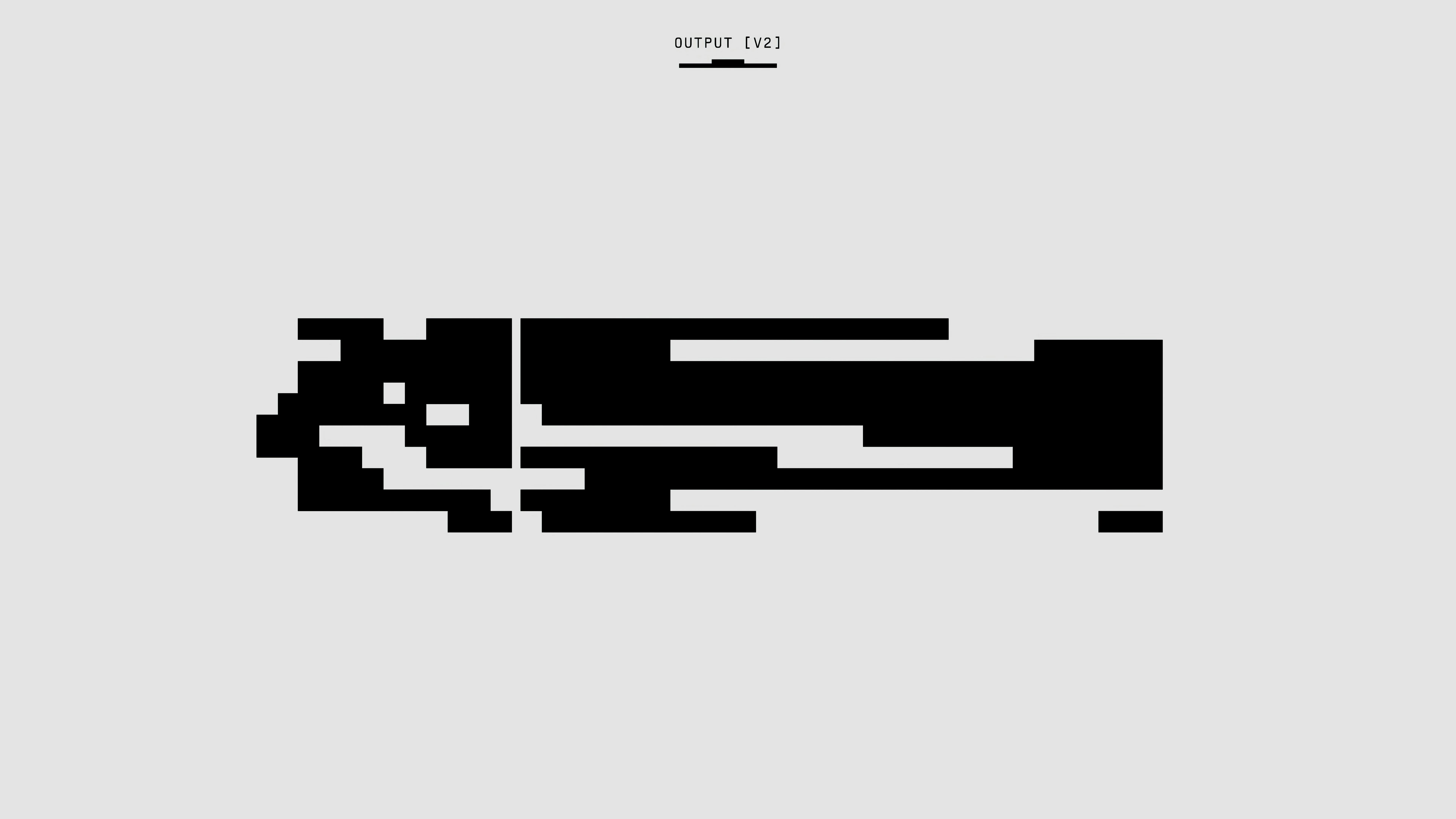 Free A modern abstract design featuring a pixelated pattern with geometric shapes on a blank backdrop. Stock Photo