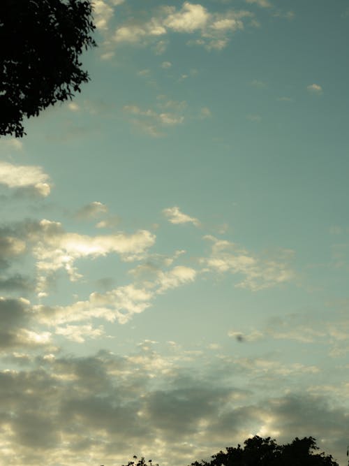 Бесплатное стоковое фото с голубое небо, красивое небо