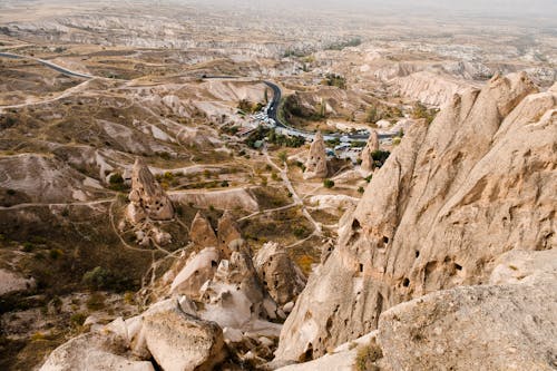 Aerial Photography of Brown Rock Mountain