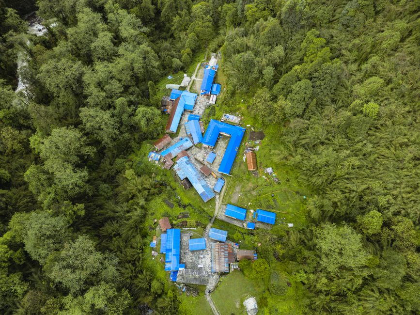 Amazing From Pokhara: Annapurna Base Camp (ABC) Helicopter Landing Tour Review 2026 - Explore Ghandruk, Nepal from above. This vibrant village is nestled in dense forests, showcasing stunning architecture.