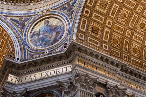 內部, 圣彼得大教堂, 壁画 的 免费素材图片