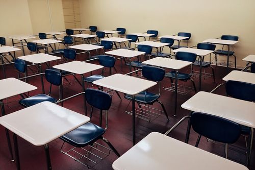 School classroom interior design