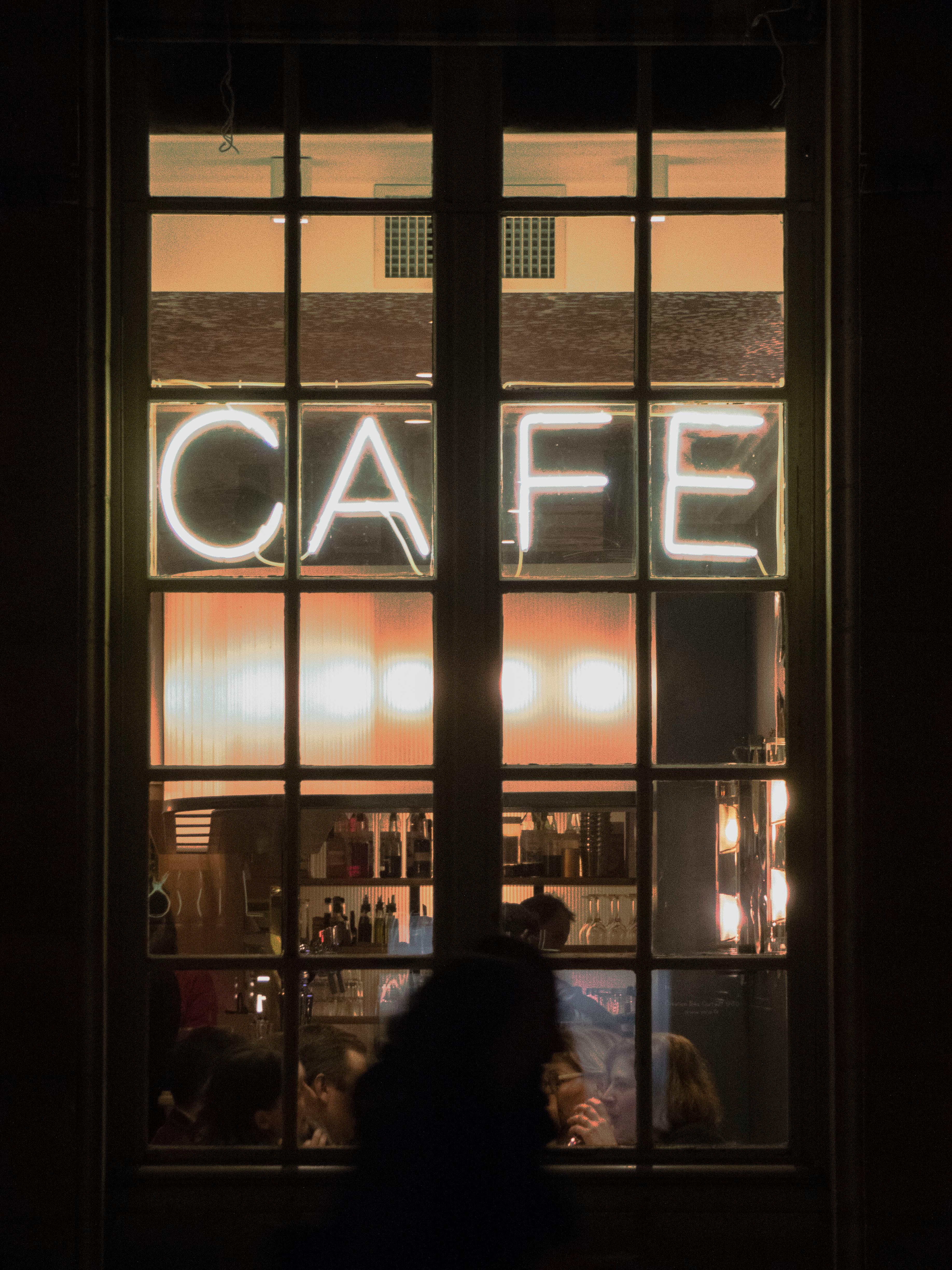 Coffee shop background pink wallpaper Royalty Free Vector