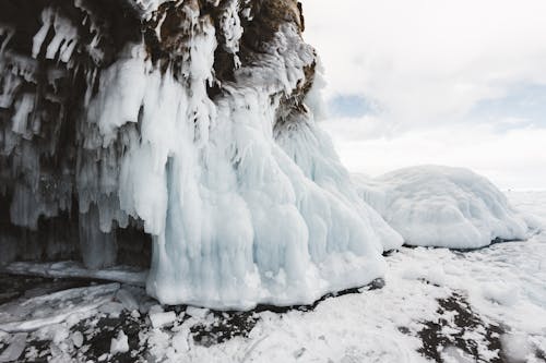 grátis Fotografia Da Paisagem Da Montanha De Gelo Foto profissional
