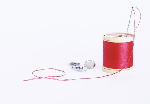 Free Spool of Red Thread Stock Photo