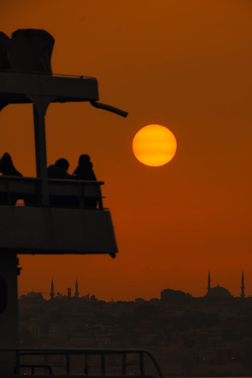夕日を背景, 夕焼け, 日没の無料の写真素材