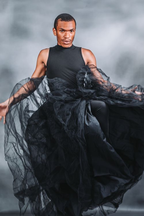 Man Posing in Black Dress Free Stock Photo Man Posing in Black Dress Free Stock Photo