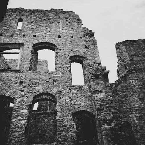 Gratis arkivbilde med falleferdig, ruiner, slott