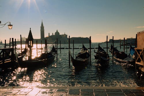 Black Gandola Boats