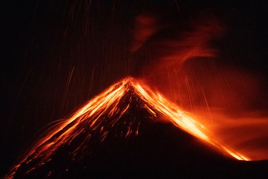 Lava in the Volcano 