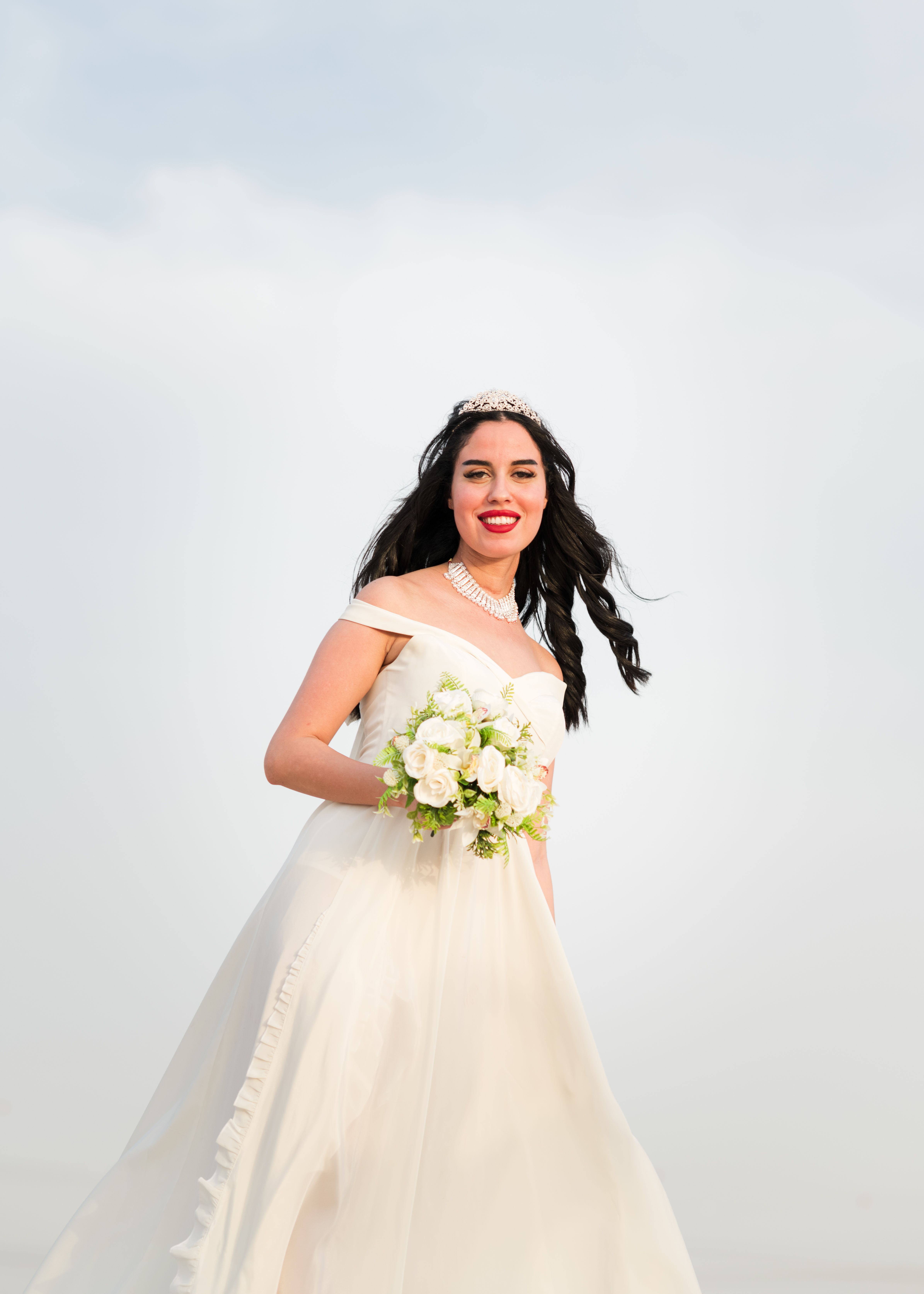 Smiling Bride in Wedding Dress · Free Stock Photo