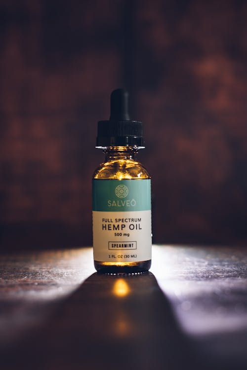 100 Mg Salveo Hemp Oil E-juice Drip Bottle