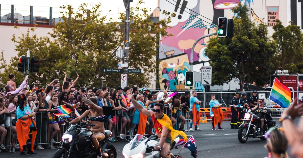 Pride Rallly People Rallying on a Pride Parade · Free Stock Photo