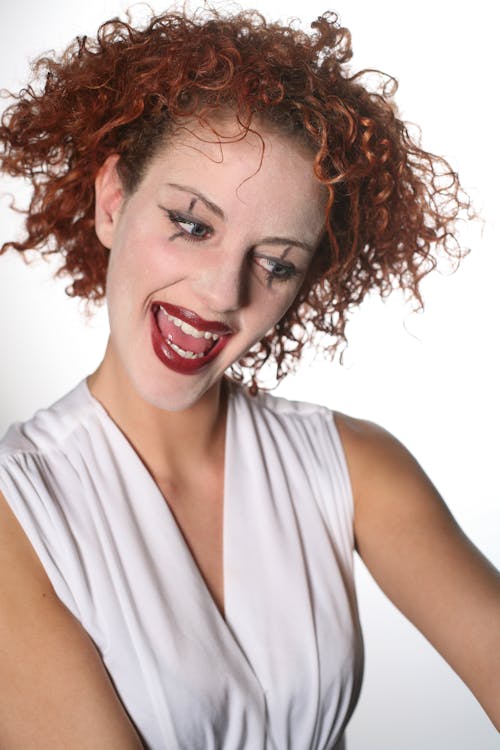 Free stock photo of clown, crazy, girl