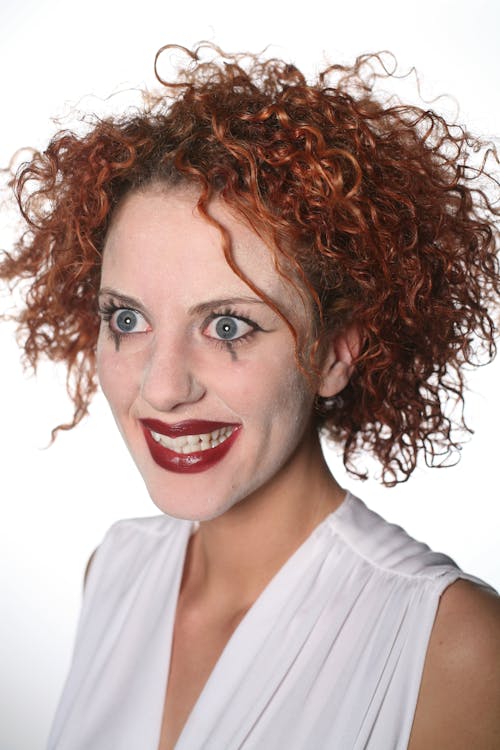 Free stock photo of clown, crazy, girl