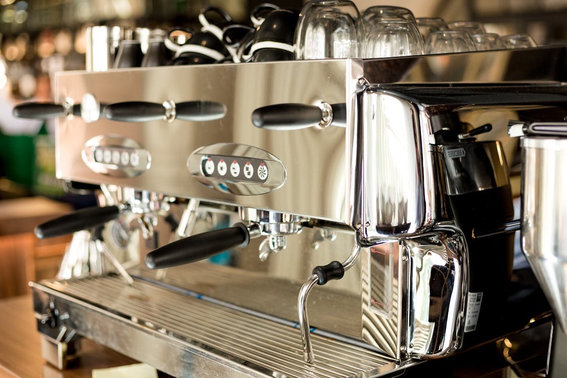 Coffee Machine from stainless steel