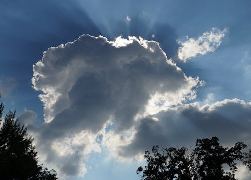 Nuvens De Tempestade No Céu