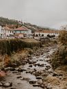 Houses Near Mountain