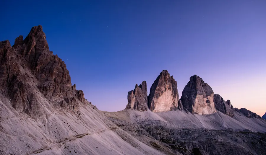 La route à péage du Rifugio Auronzo