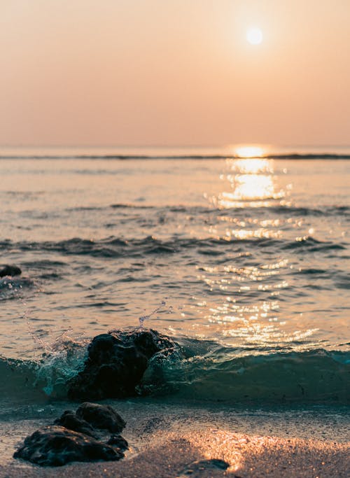 Základová fotografie zdarma na téma akce, havárii vlny, horizont