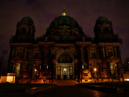 밤 사진, 베를린, 베를린 대성당의 무료 스톡 사진