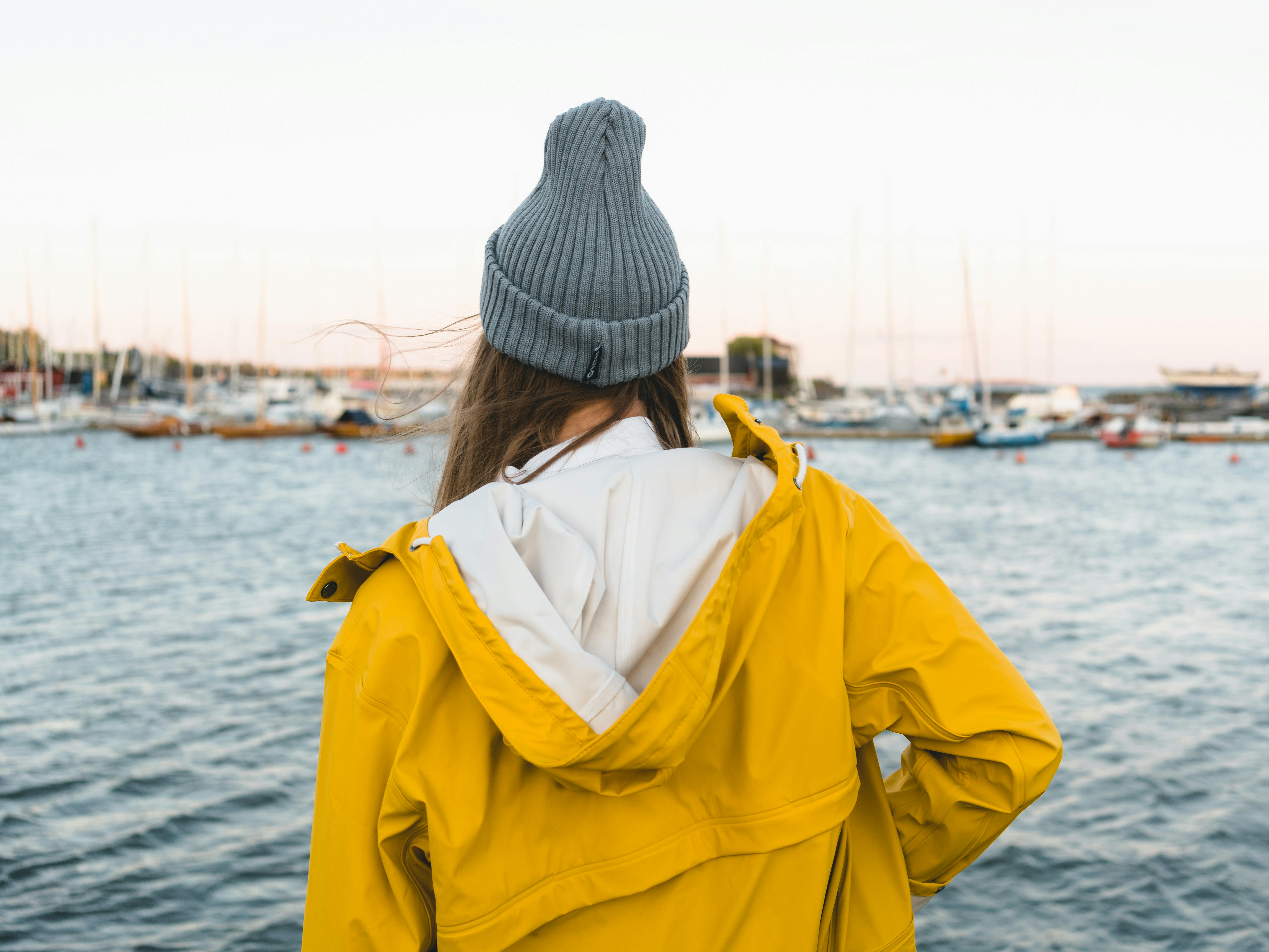 Yellow anorak on sale