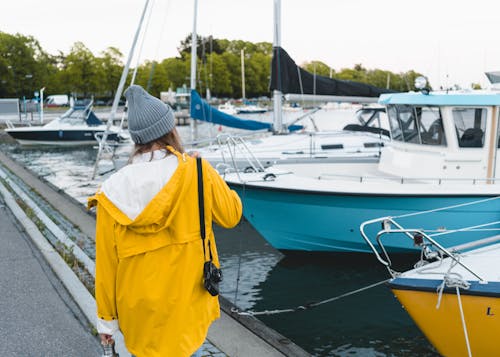 Photo Of Female Wearing Yellow Jacket