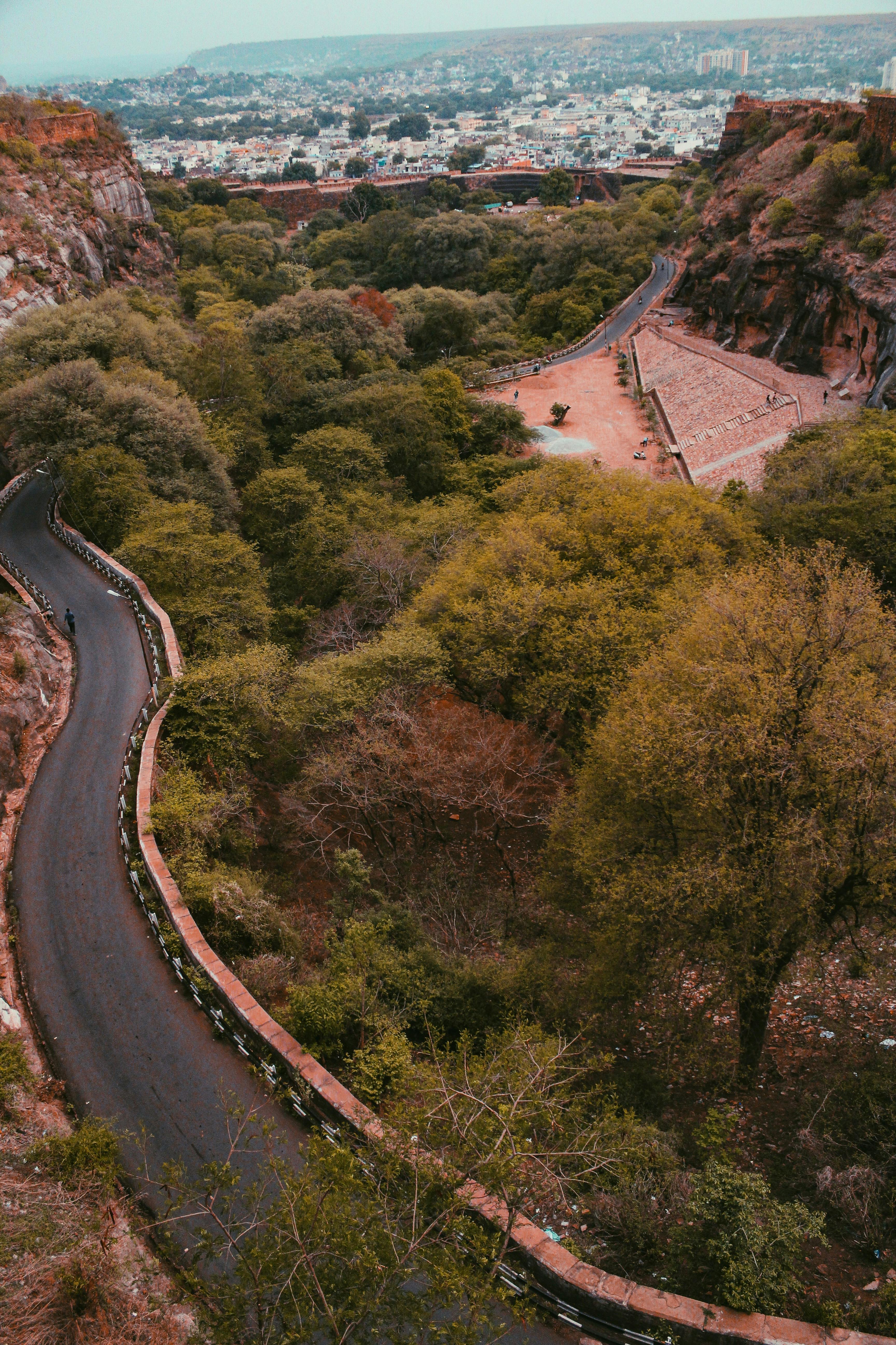 Jaipur cityscape highlighting Amber Fort
