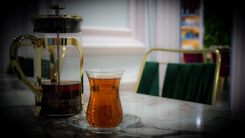 Tea Joy in a Sweet House in Baku