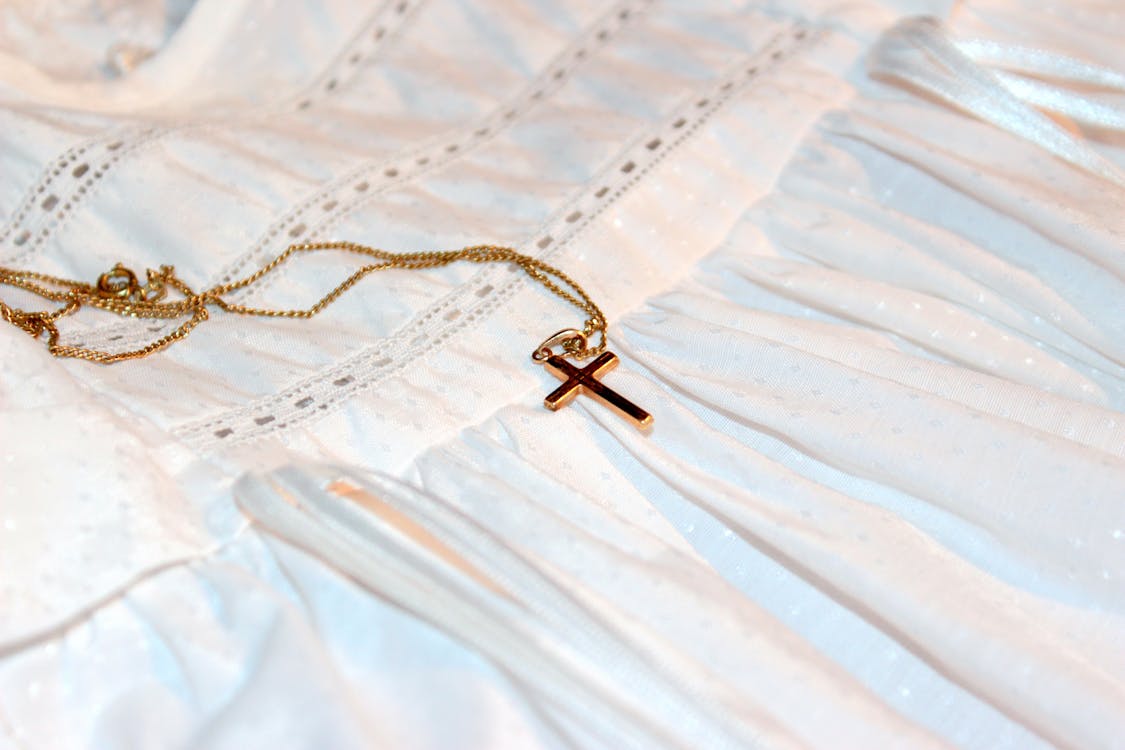 bracelet de baptême, catholique, chaîne