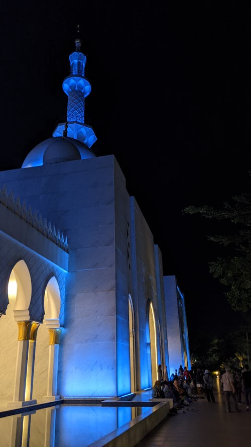Immagine gratuita di moschea, sceicco zayed grande moschea