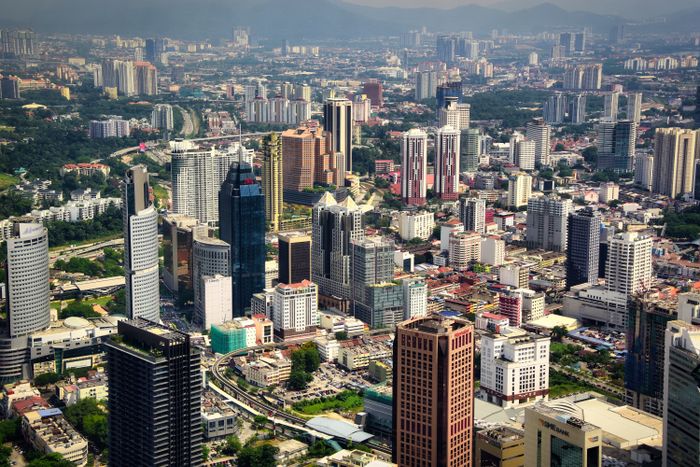 Kuala Lumpur Malaysia skyline
