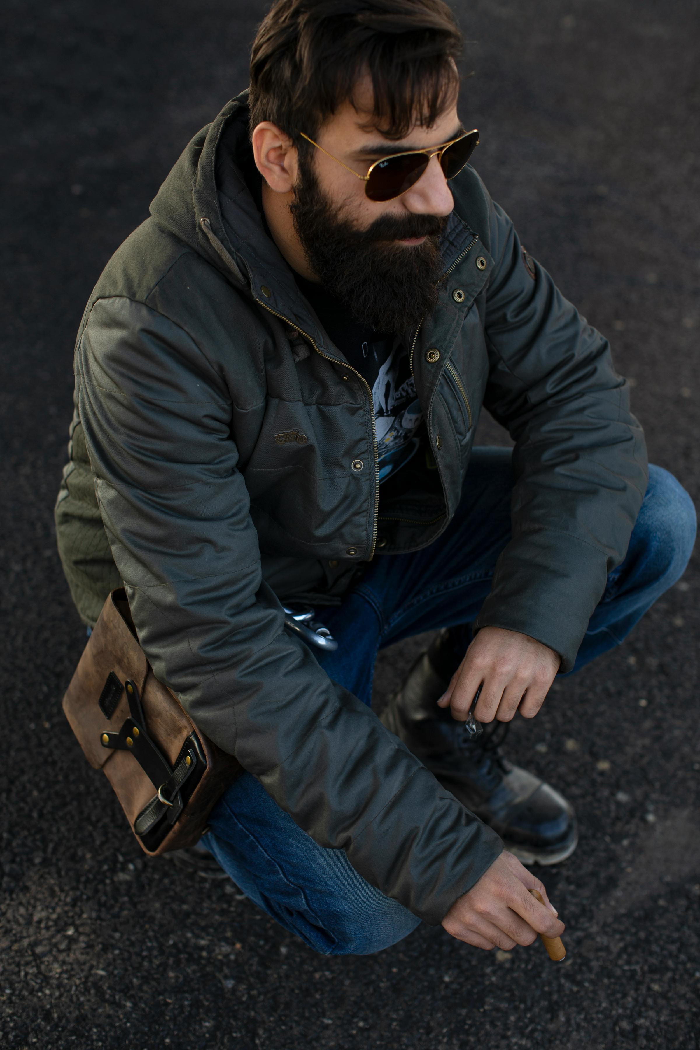 Man Wearing Zipup Jacket · Free Stock Photo