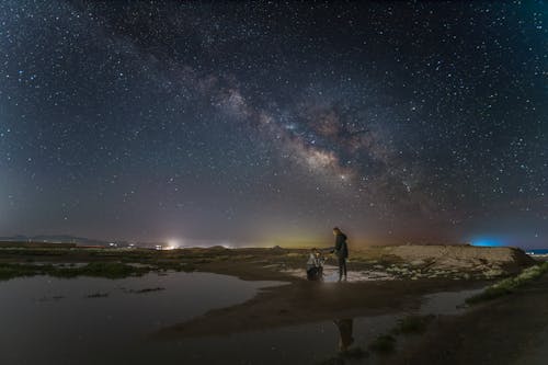 Fotobanka s bezplatnými fotkami na tému astrofotografia, astrofotografiu v noci, astronómia