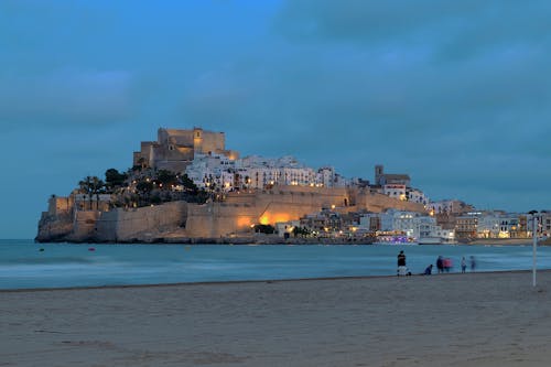 Photos gratuites de mer, nuit, peñiscola