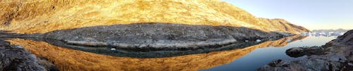 Darmowe zdjęcie z galerii z arktyczny, fiord, flara obiektywu