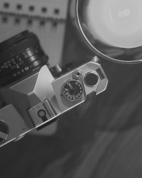 Ingyenes stockfotó analóg fényképezőgép, fényképezőgép, részletes felvétel témában