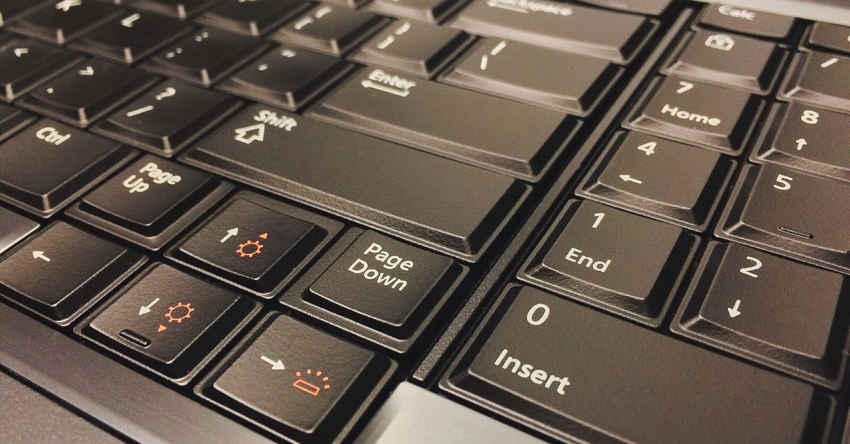 Computer Key Image Full Frame Shot of Computer Keyboard · Free Stock Photo