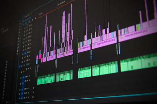 Video Editing Audio Console Timeline