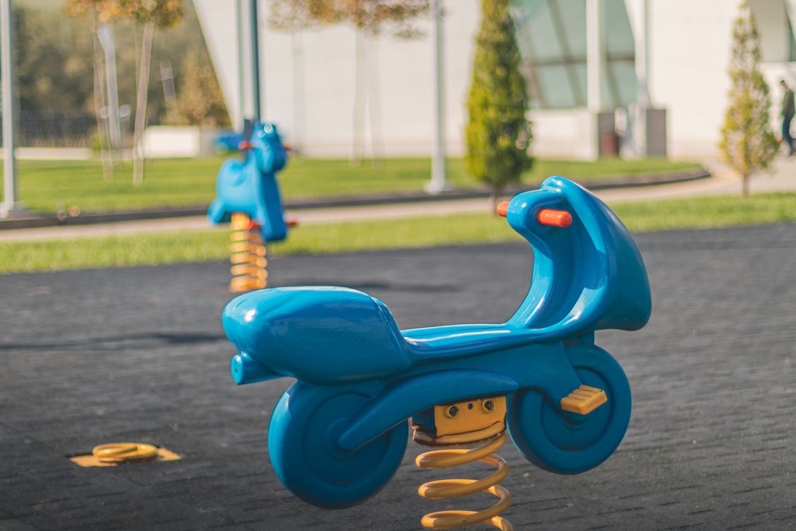 Playground Spring Rocker Fox Spring Rocker on the Playground · Free Stock Photo