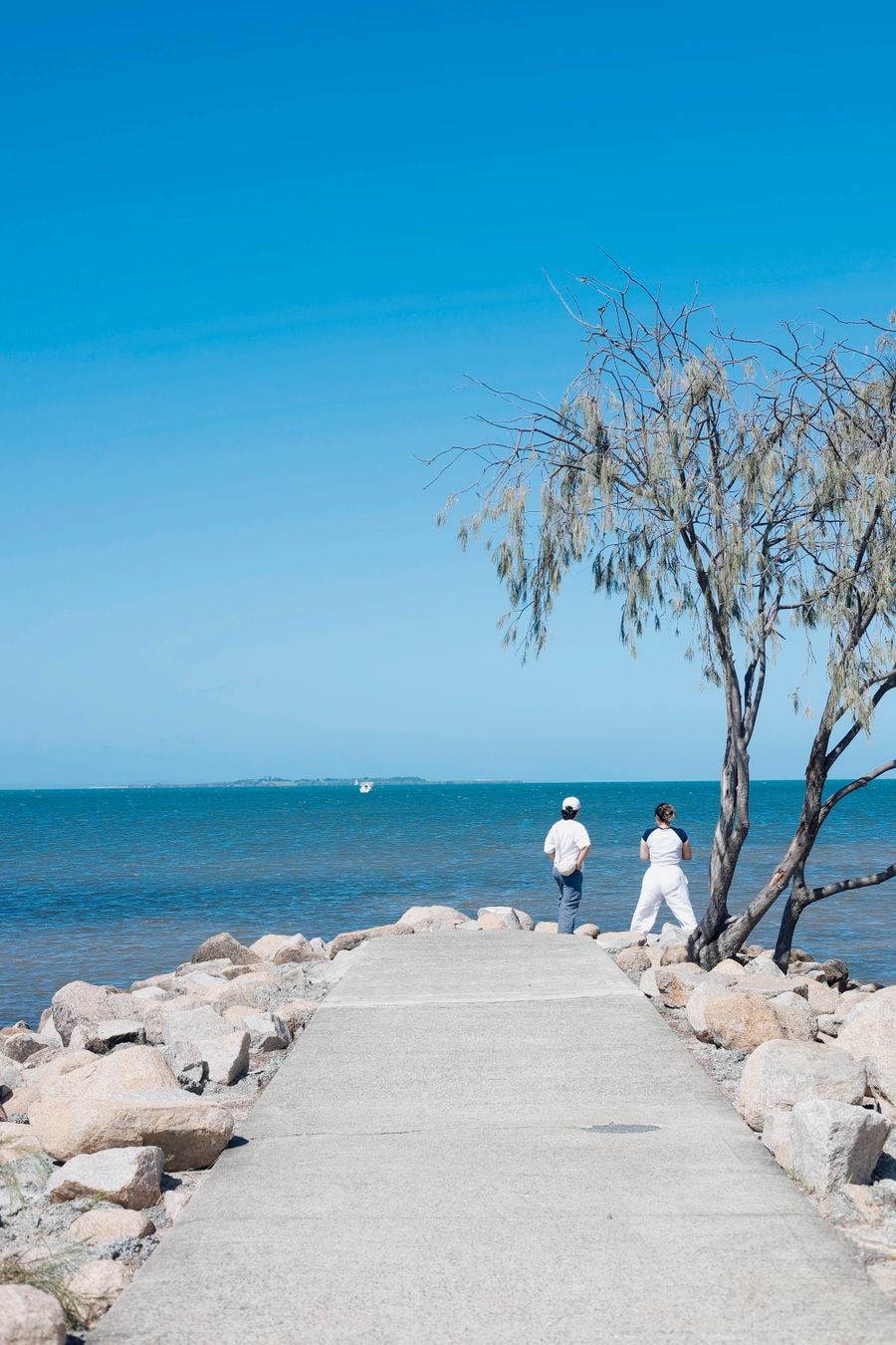 The Wynnum bay and Manly harbour