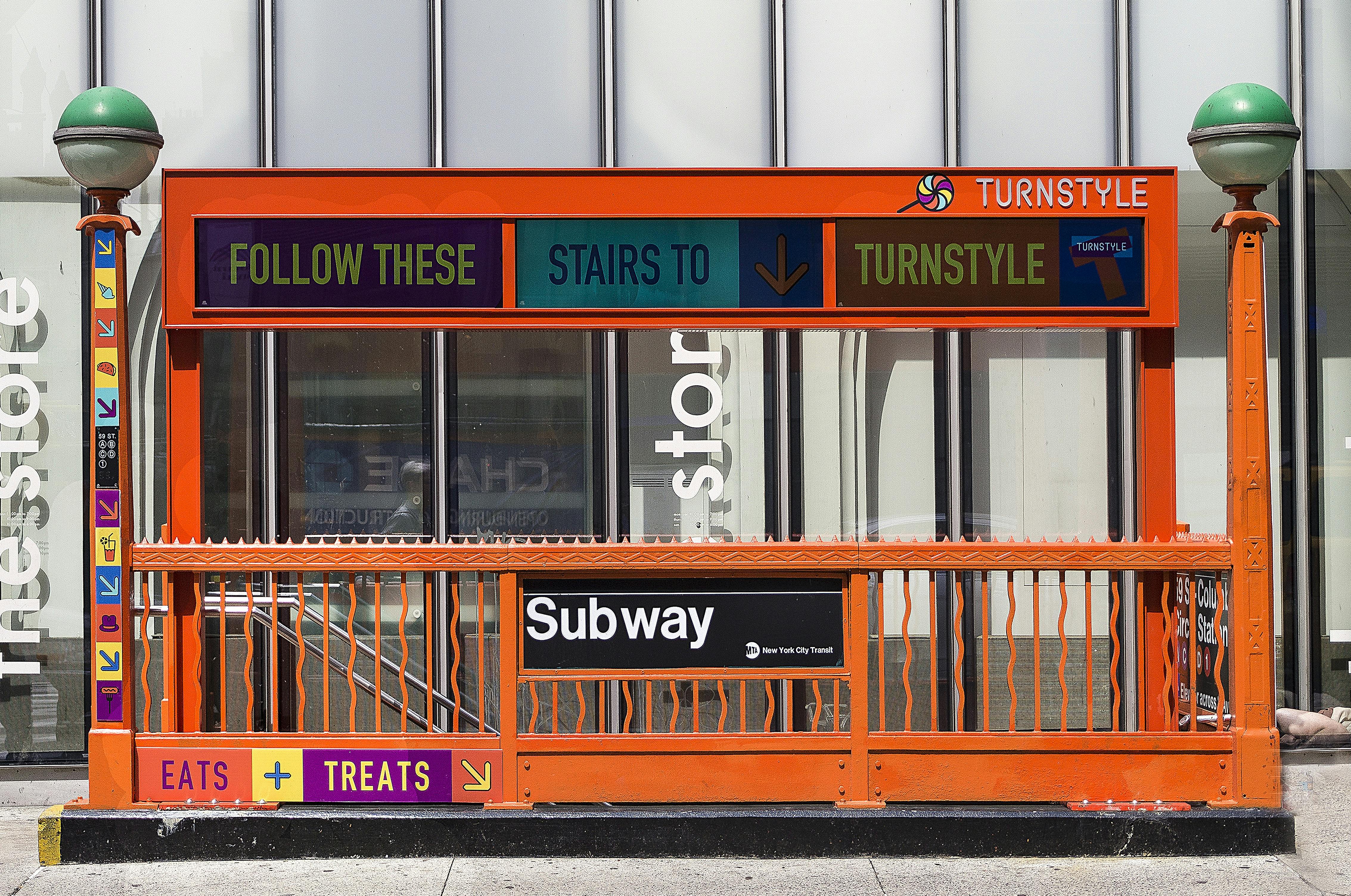 of the Wilson CTA Red Line station entrance - uptown chicago rentals