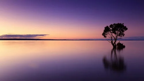 Vista Panorámica Del Mar Contra El Cielo Al Atardecer