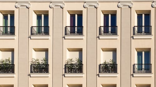 Free Facade of Residential Building Stock Photo