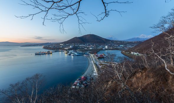 Petropavlovsk market + harbour — Kamchatka