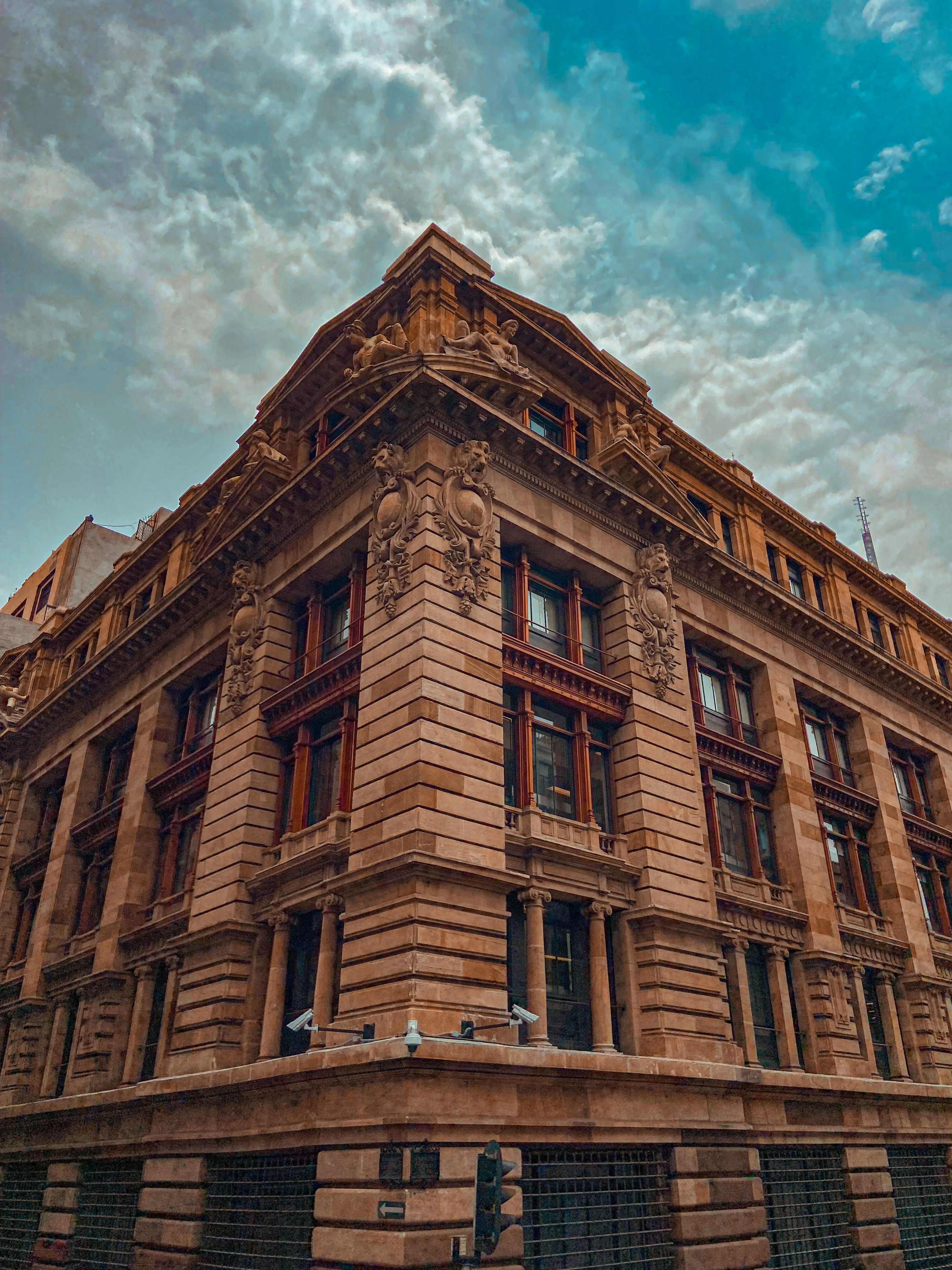 Corner of the Banco de Mexico Building in Mexico City, Mexico · Free ...