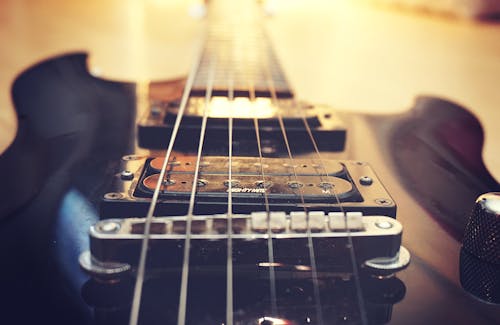 Free Close-up of Guitar Stock Photo
