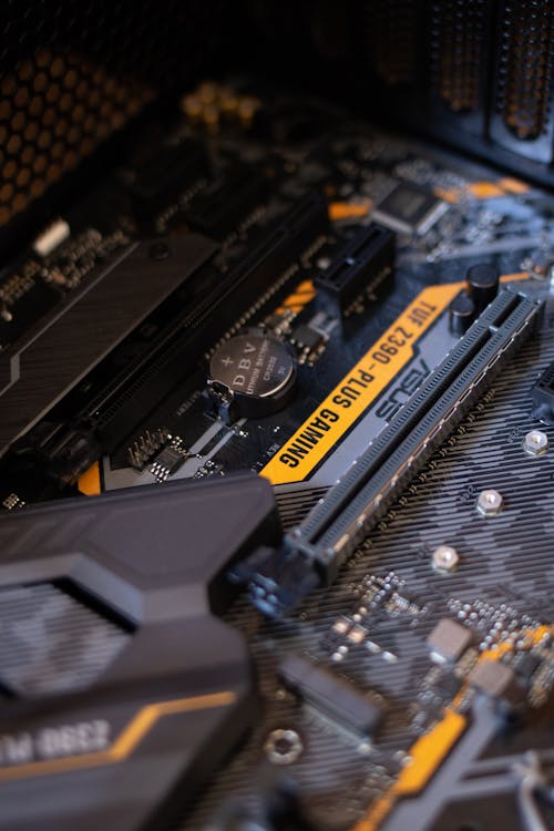 Free Black and Gray Motherboard Stock Photo