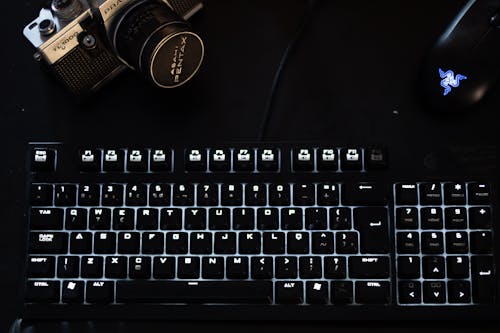 Turned-on Mechanical Keyboard