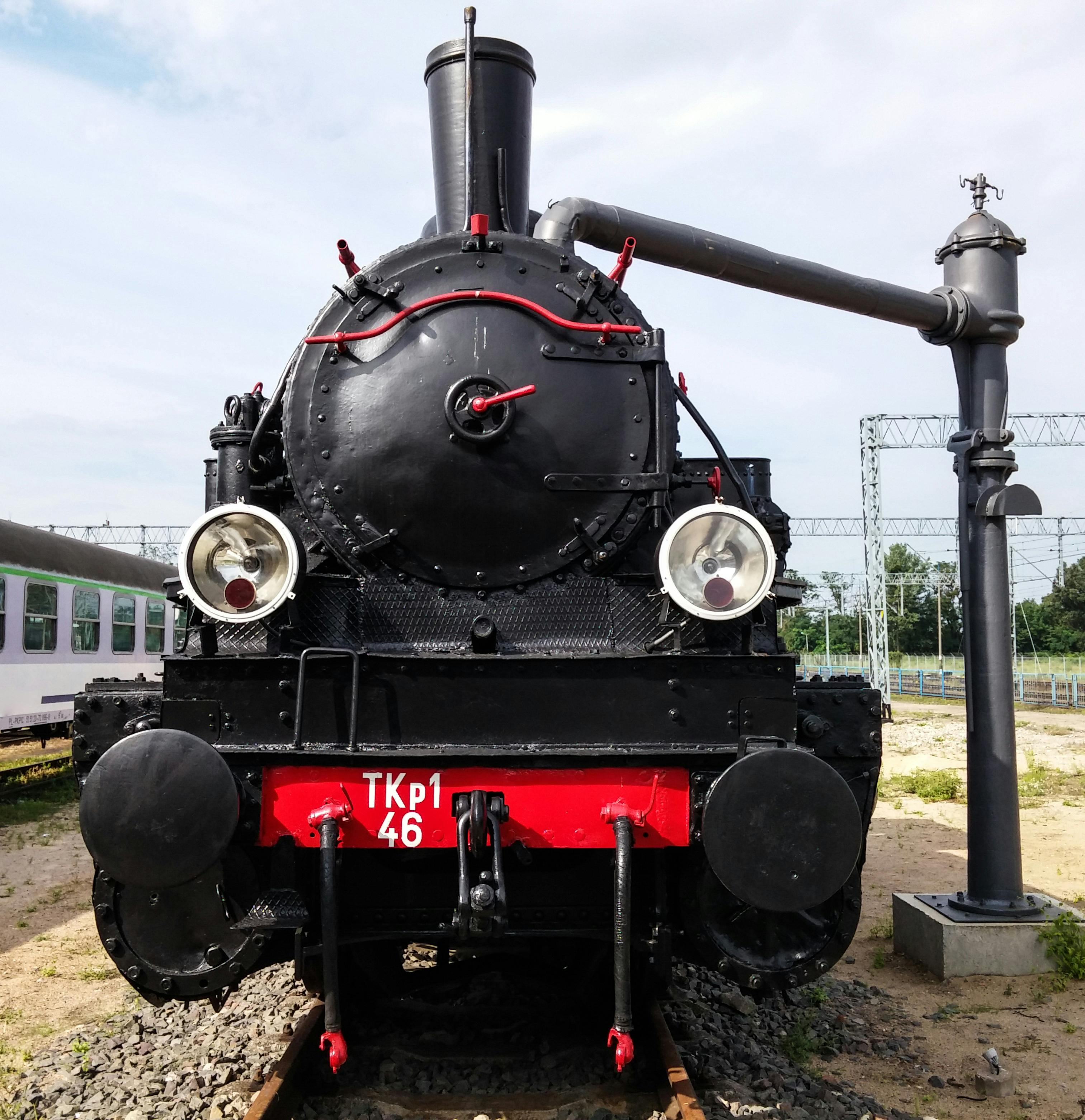 train on railroad track free stock photo
